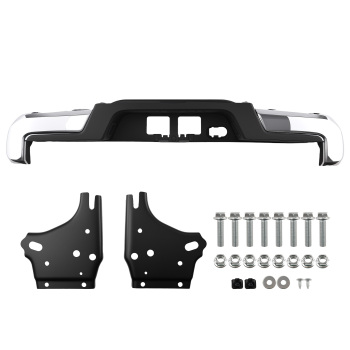 Chrome Rear Bumper Assembly compatible for Toyota Tacoma 2016-2023 TO1103127 5215404010