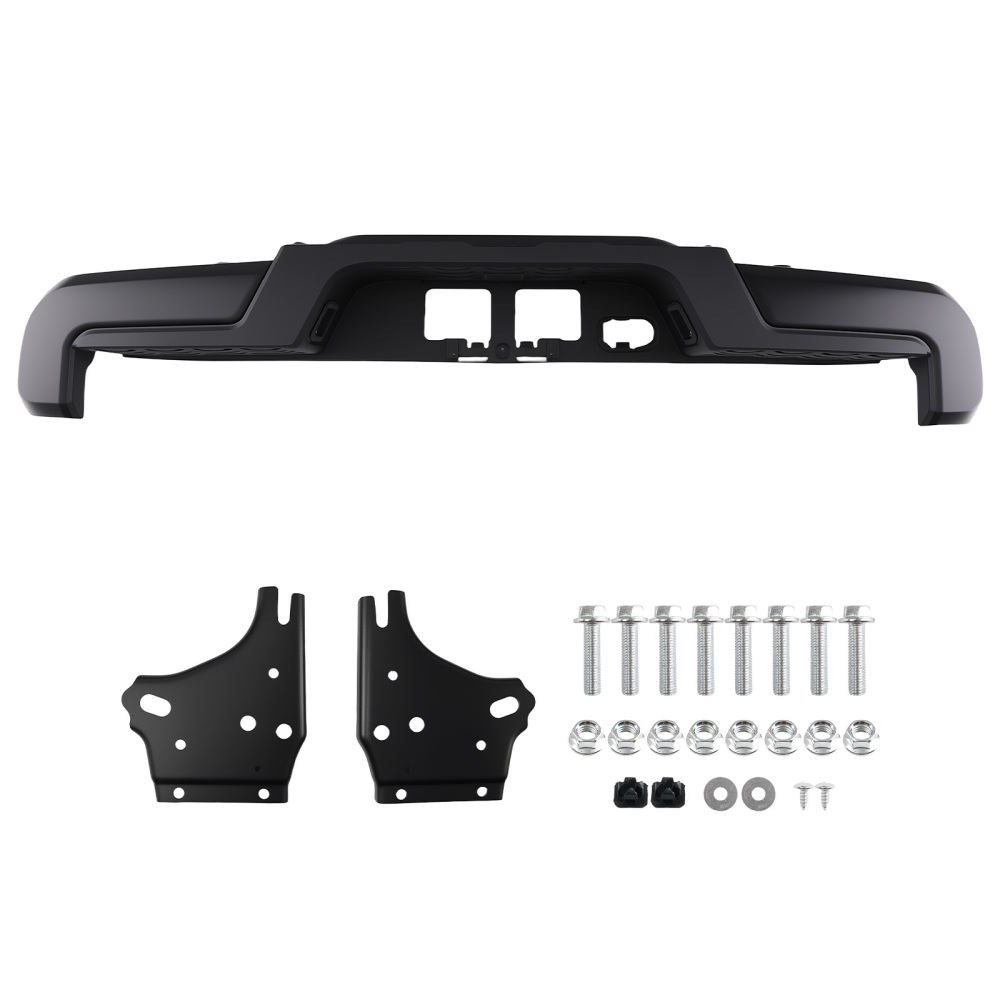 Black Rear Bumper Assembly compatible for Toyota Tacoma 2016-2023 5215904030-PFM Bolt
