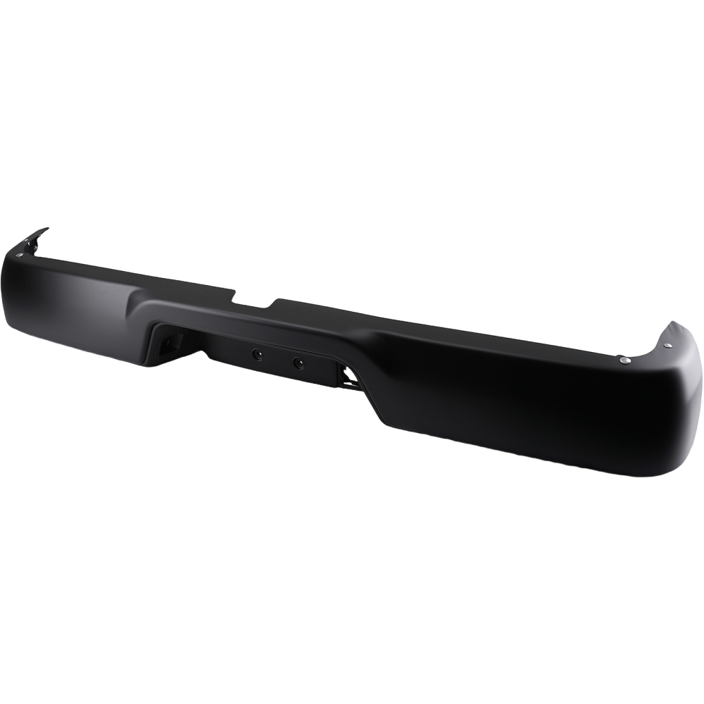 Black Rear Bumper compatible for Ram 1500 2011-2024 Steel CH1103120 55078095AC