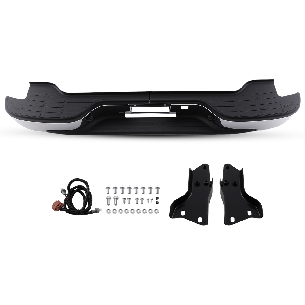 Chrome Rear Bumper Assembly compatible for Chevy Suburban Tahoe GMC Yukon 2000-06 19121287