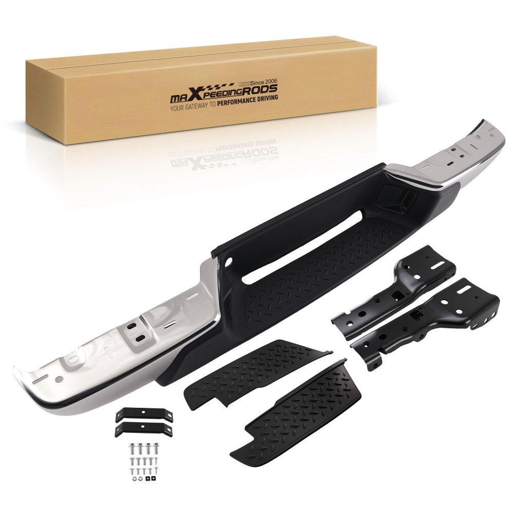 Chrome Rear Bumper compatible for Chevrolet Colorado 2008-2012 GM1103156 20815916