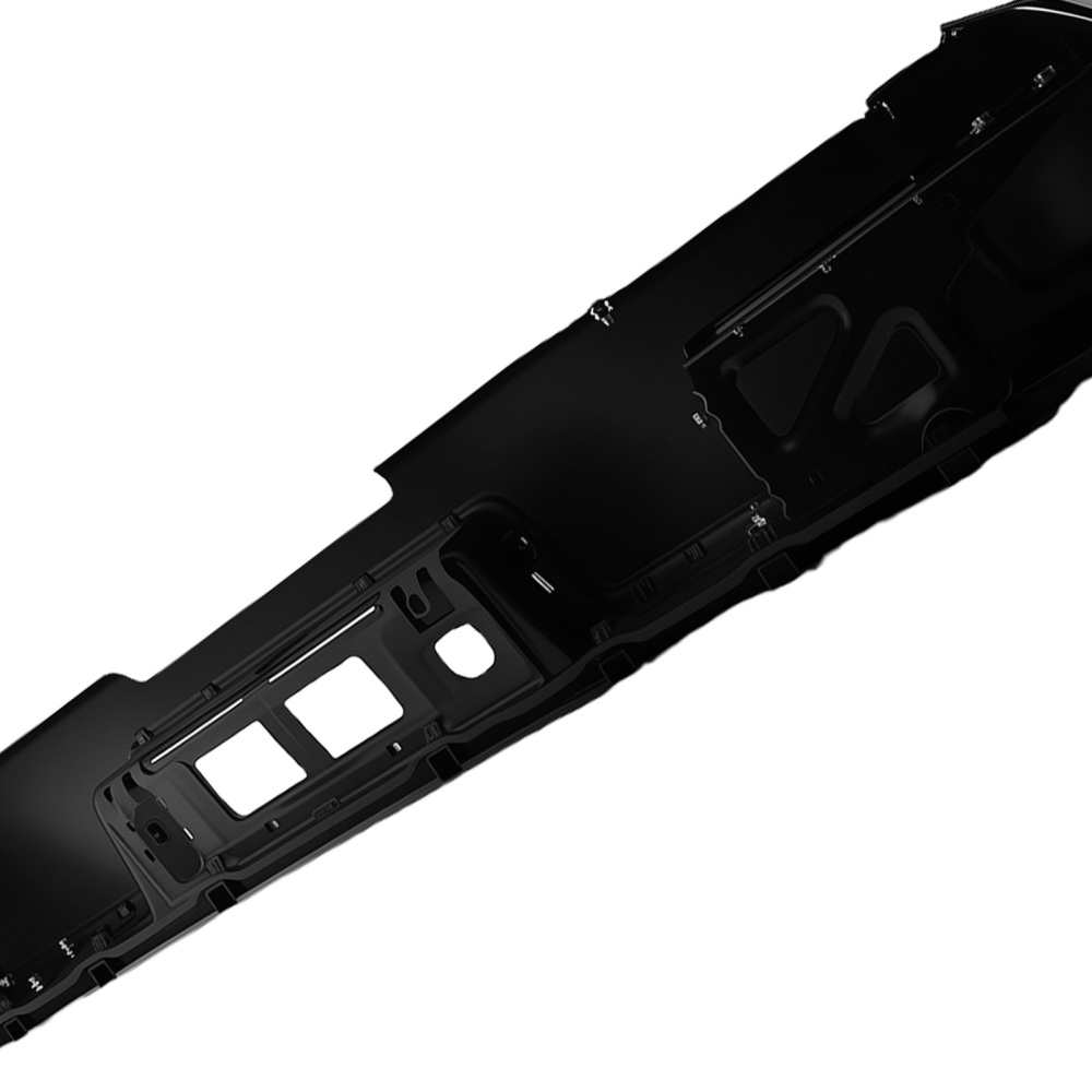 Black Rear Bumper Assembly compatible for Chevy Silverado 1500 14-18 23154012 Steel