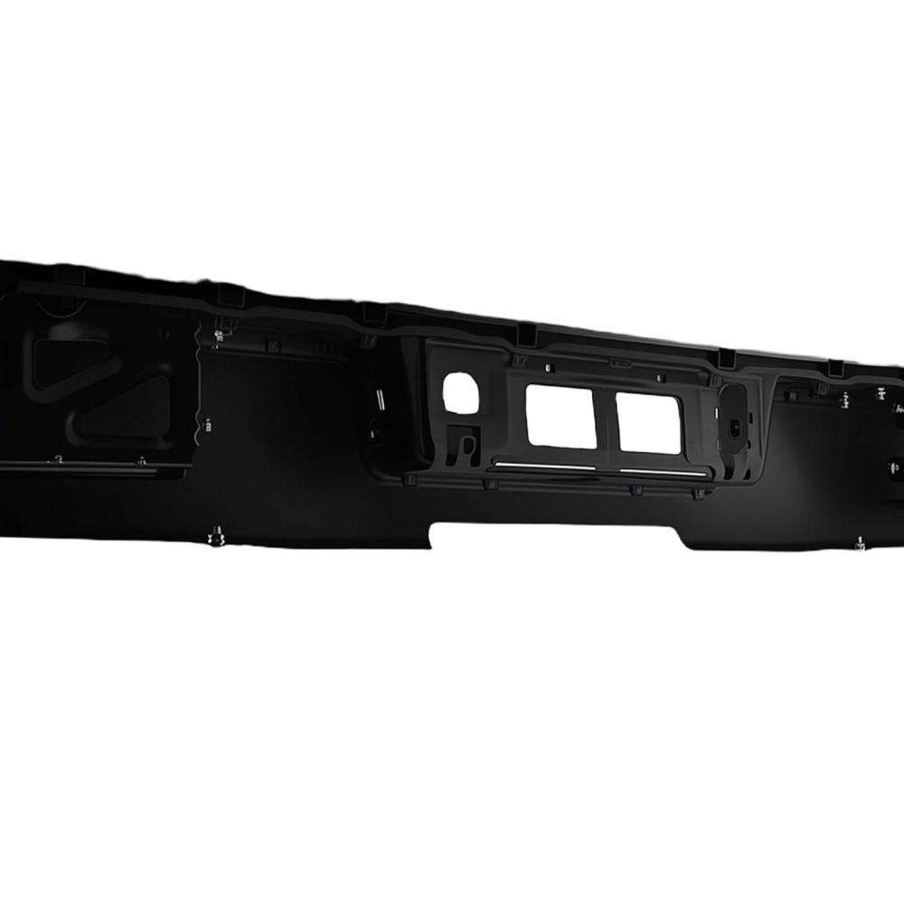 Black Rear Bumper Assembly compatible for Chevy Silverado 1500 14-18 23154012 Steel