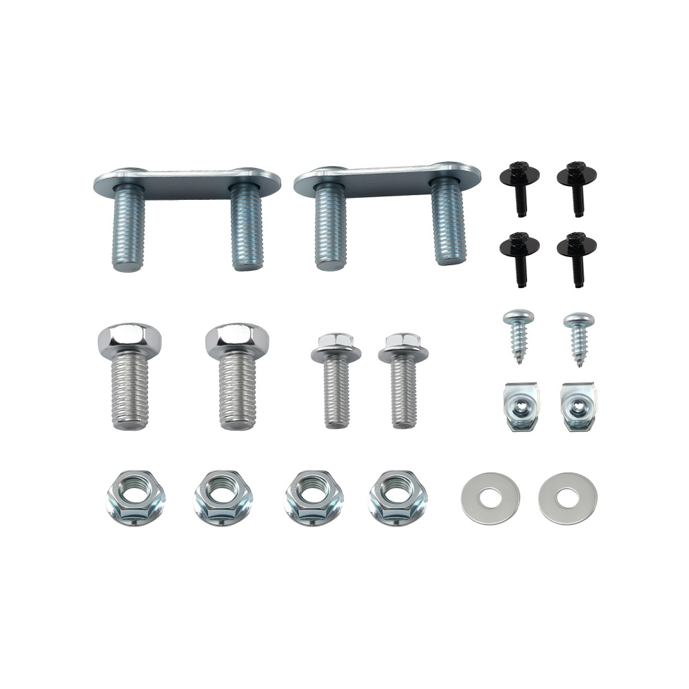 Chrome Rear Bumper Assembly compatible for Chevy Silverado GMC Sierra 1500 14-18