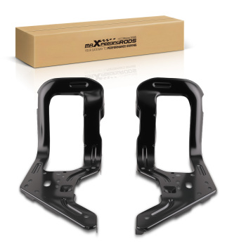 Black Rear Bumper Bracket compatible for Chevrolet Silverado 1500 SSV 2019-2021 Steel
