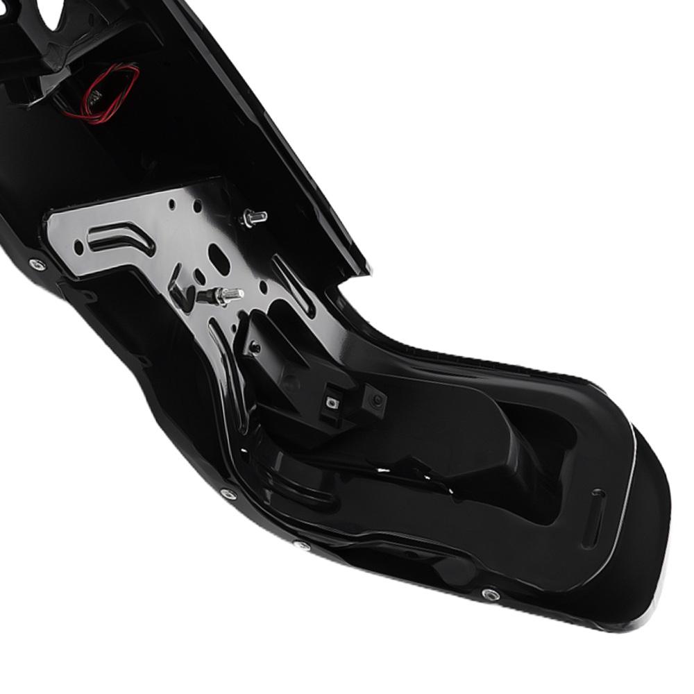 Black Assembly Rear Bumper compatible for Silverado 1500 2019-23 190-10295D Steel