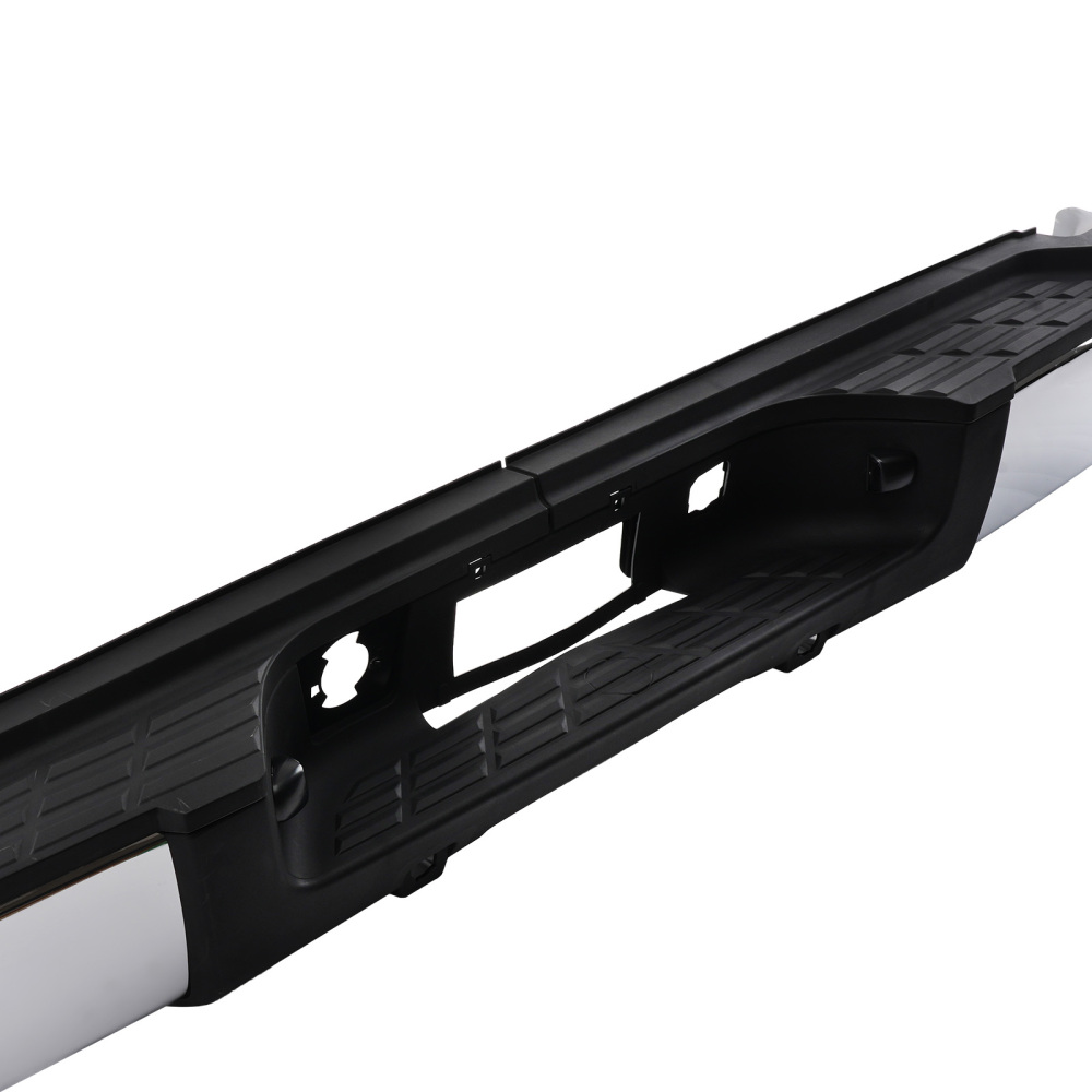 Chrome Rear Bumper Assembly compatible for GMC Sierra 3500 HD 2007-2010 25832210 Steel
