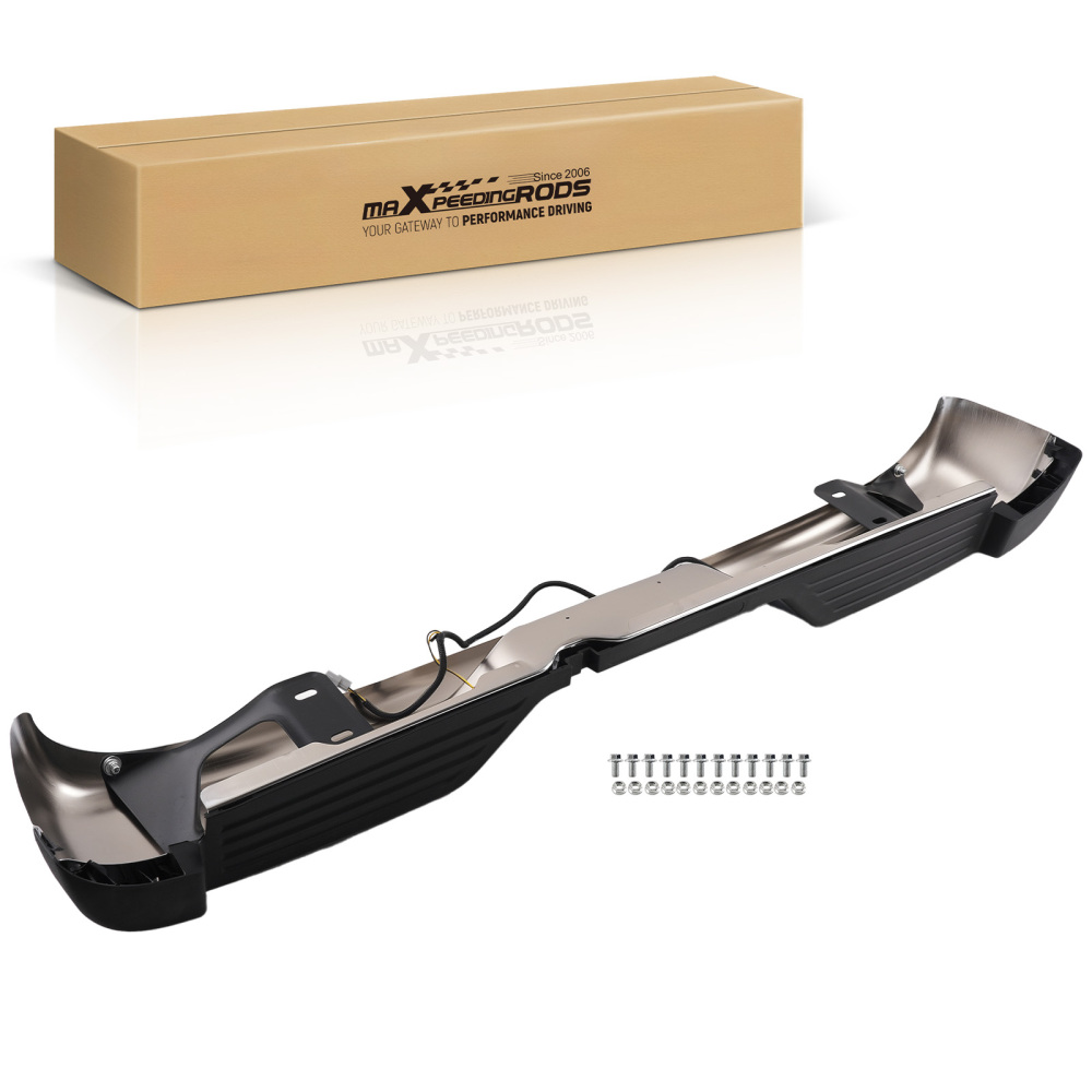 Chrome Rear Bumper Assembly compatible for Dodge Dakota 05-11 55077600AE 11757114 Steel