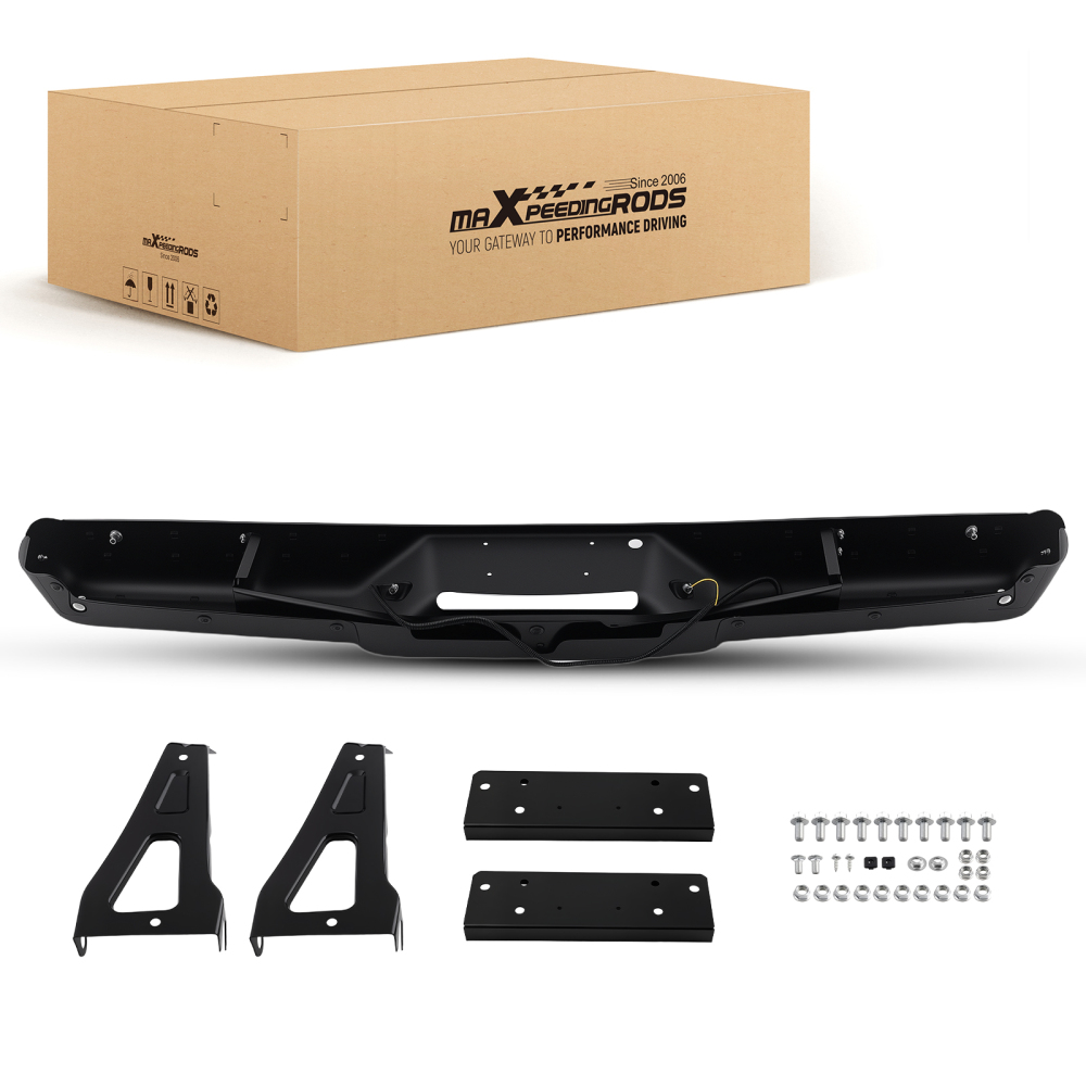 Black Rear Bumper Assembly compatible for Dodge Dakota 97-04 CH1103104 55295666AC