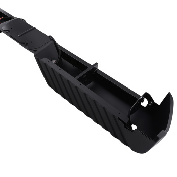 Black Rear Bumper Assembly compatible for Ford F250 F350 F450 08-16 Steel Plastic