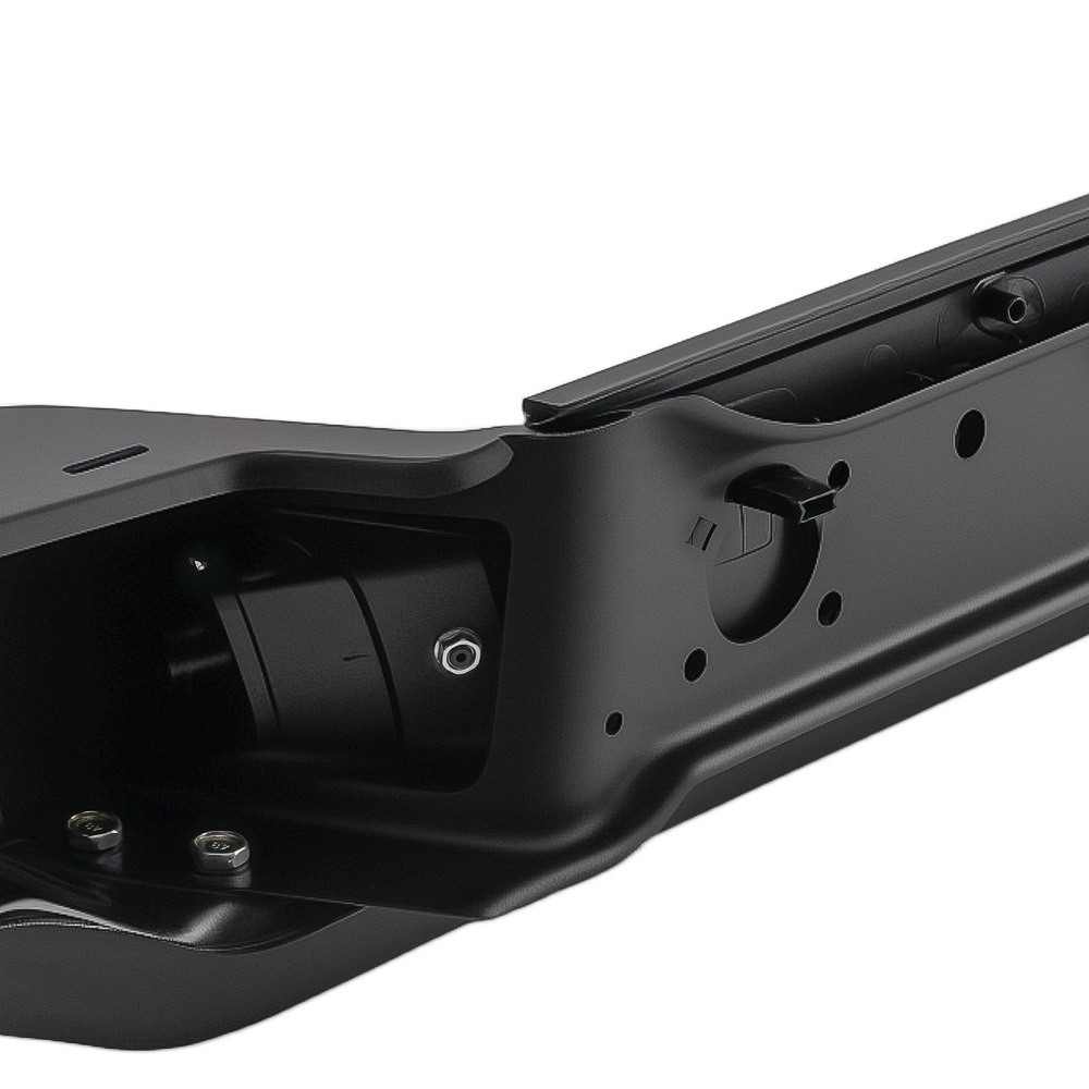 Black Rear Bumper Assembly compatible for Chevrolet Colorado 2008-2012 10372927