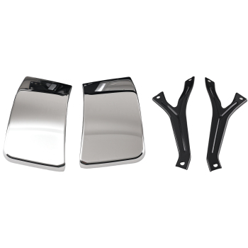 Chrome Rear Bumper Assembly compatible for Dodge Ram 1500 09-10 Dual Exhaust