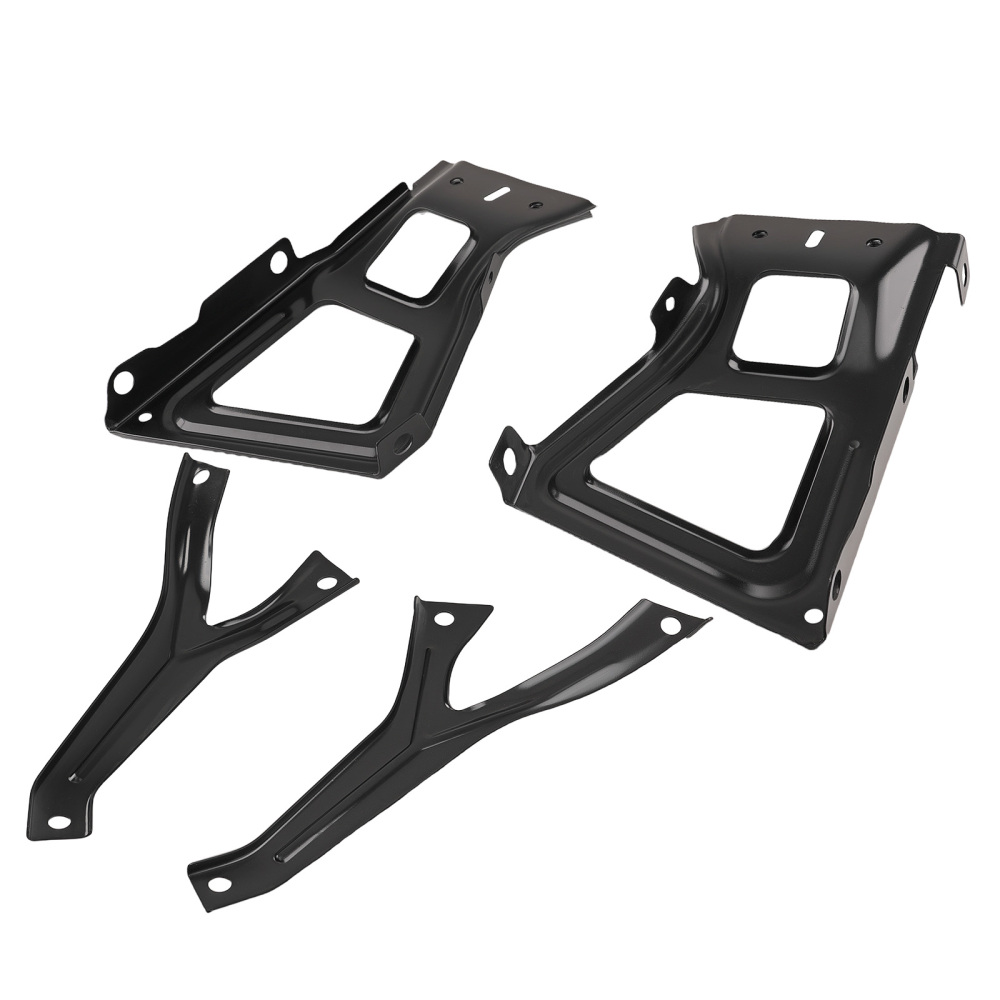 Bumper Bracket Rear compatible for Ram 1500 2500 3500 2011-18 68049744AA Black Steel