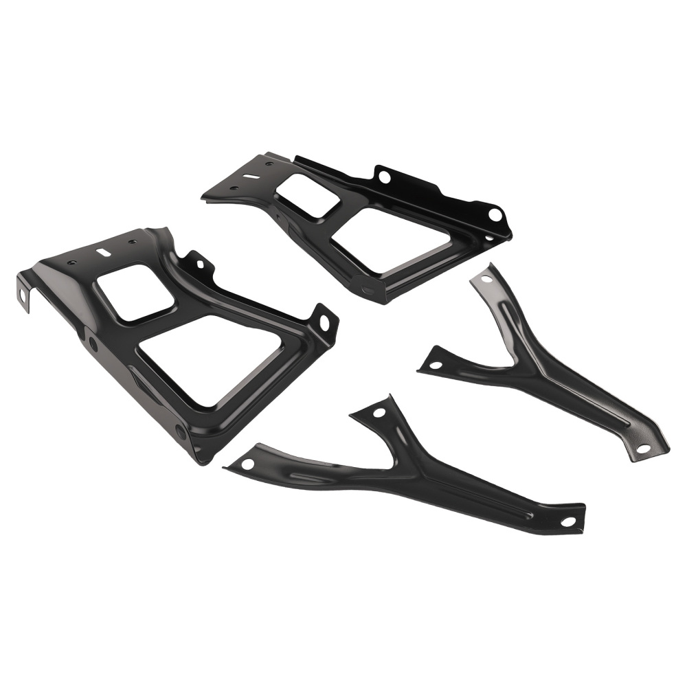 Bumper Bracket Rear compatible for Ram 1500 2500 3500 2011-18 68049744AA Black Steel