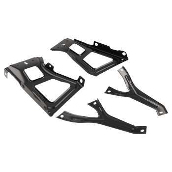 Bumper Bracket Rear compatible for Ram 1500 2500 3500 2011-18 68049744AA Black Steel