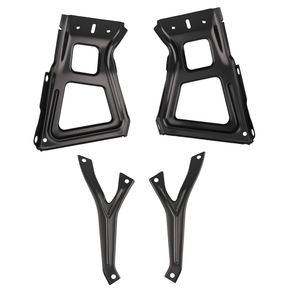 Bumper Bracket Rear compatible for Ram 1500 2500 3500 2011-18 68049744AA Black Steel