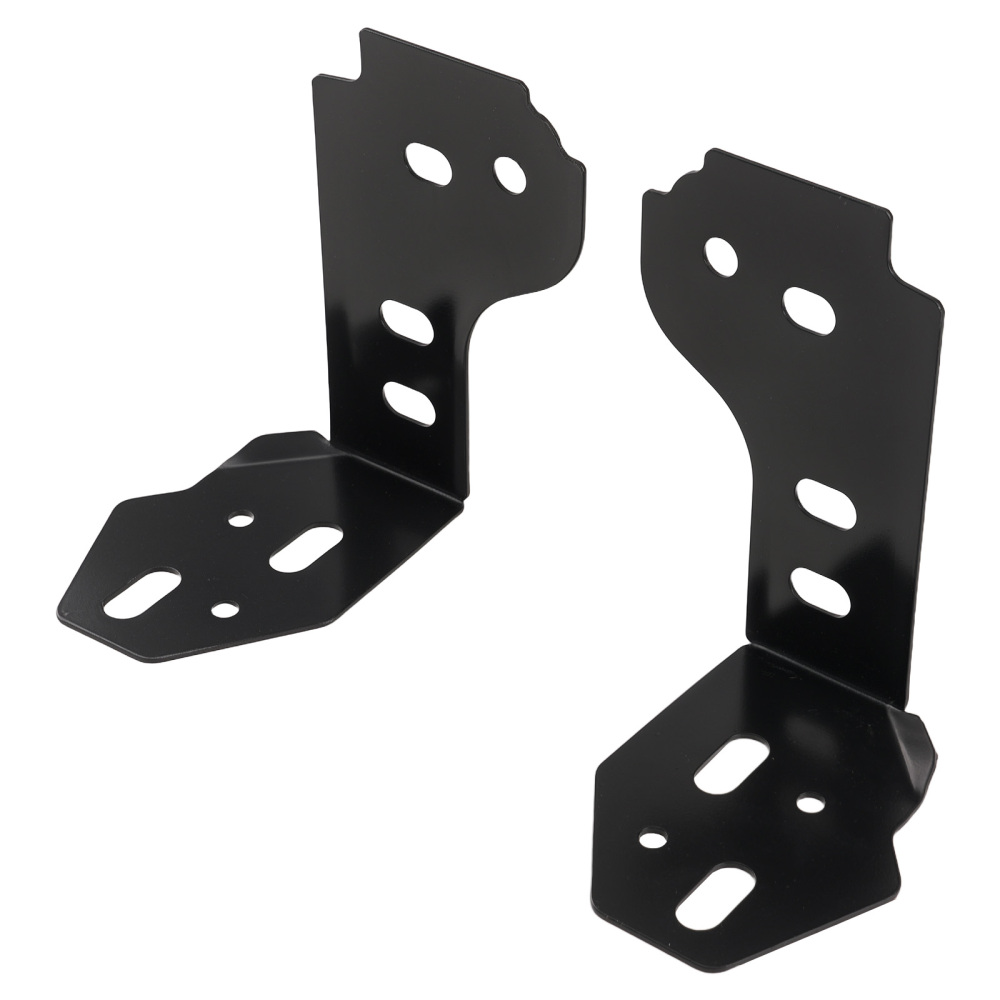 Black Steel Bumper Bracket compatible for Ford F-250 F-350 2017-2022 FO1166204