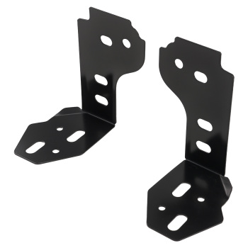 Black Steel Bumper Bracket compatible for Ford F-250 F-350 2017-2022 FO1166204