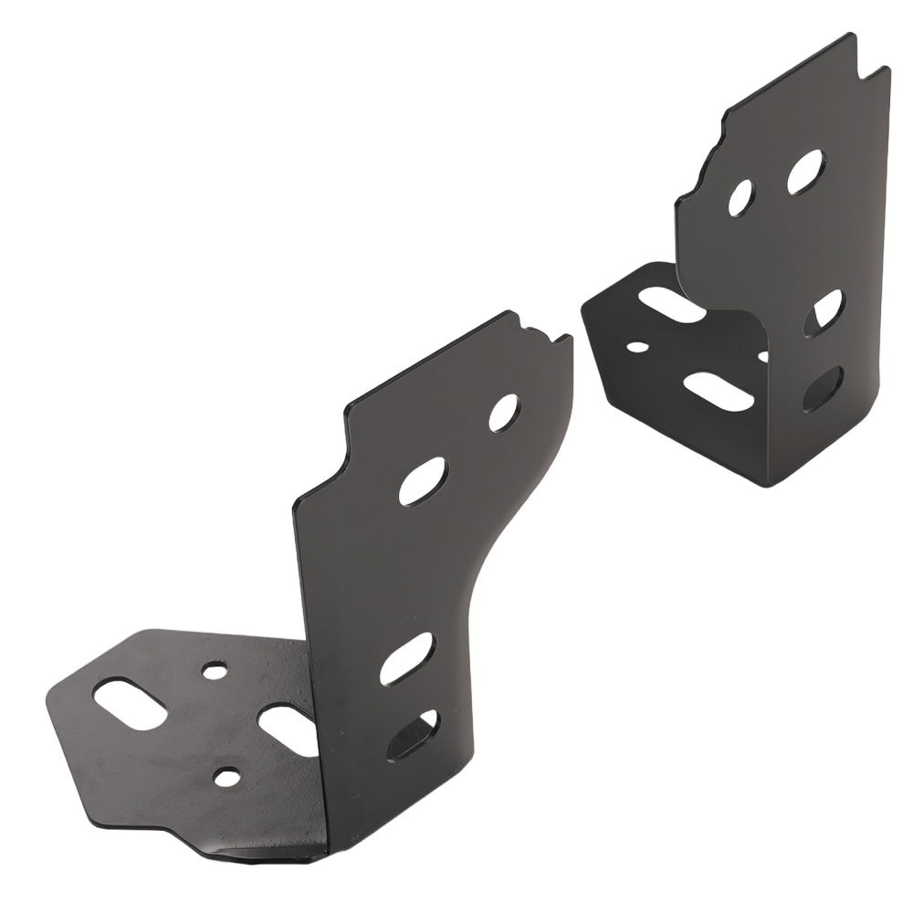 Black Steel Bumper Bracket compatible for Ford F-250 F-350 2017-2022 FO1166204