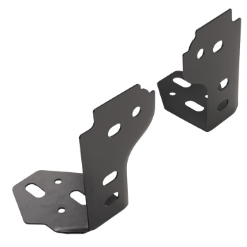 Black Steel Bumper Bracket compatible for Ford F-250 F-350 2017-2022 FO1166204