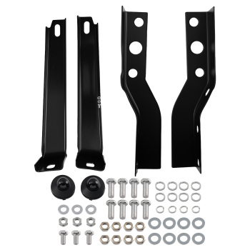 Chrome Rear Bumper Assembly compatible for Ford Ranger 93-11 F37Z17787A Steel