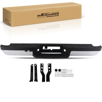 Chrome Rear Bumper Assembly compatible for Ford Ranger 93-11 F37Z17787A Steel