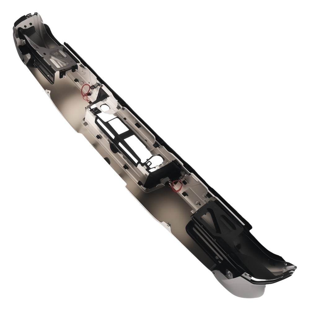 Chrome Rear Bumper Assembly compatible for GMC Sierra 2500/3500HD 2015-2019 Steel