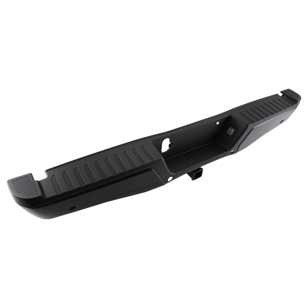 Black Rear Bumper Assembly compatible for Ford F-150 15-20 5L3Z17787AA FL3Z13550A