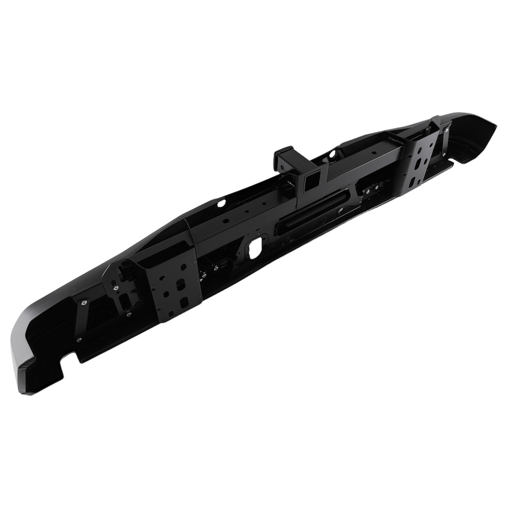 Black Rear Bumper Assembly compatible for Ford F-150 15-20 5L3Z17787AA FL3Z13550A