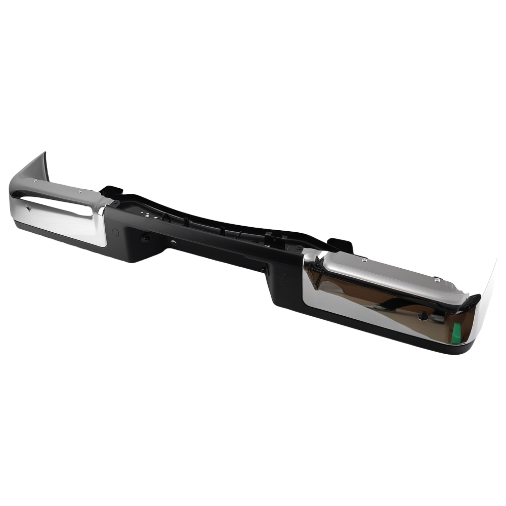 Chrome Bumper Assembly Rear compatible for Ford F150 2009-2014 9L3Z17906A Steel Bolt-On