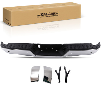 Chrome Rear Bumper Steel Assembly compatible for Ram 2500/3500 13-18 68049859AB