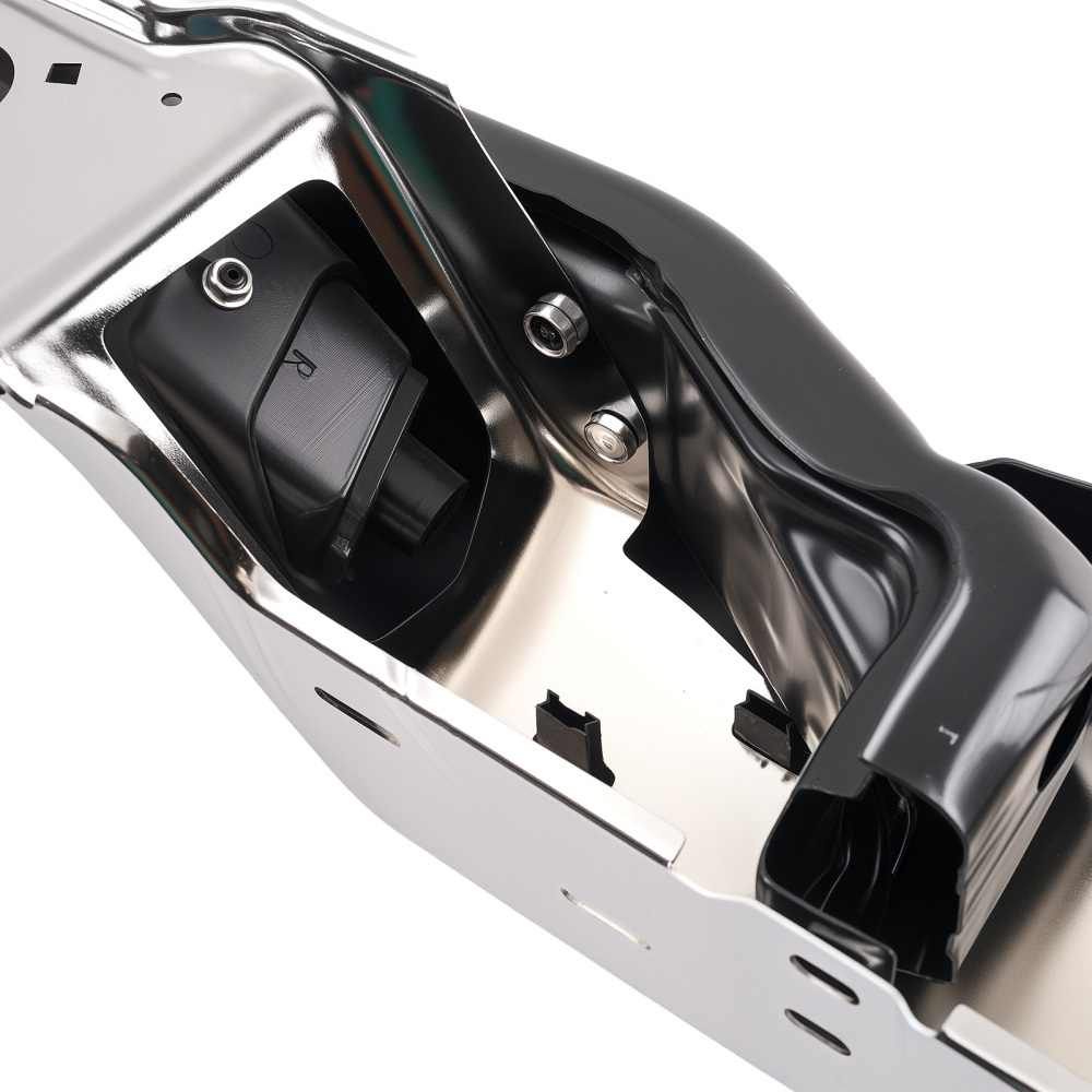 Chrome Rear Bumper Assembly compatible for Chevrolet Colorado 2004-07 15886506 Steel