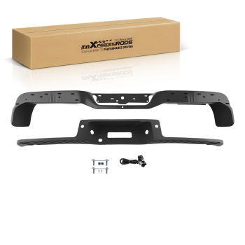 Black Rear Bumper Assembly compatible for Ford F-150 06-08 5L3Z17906CA Screw-On