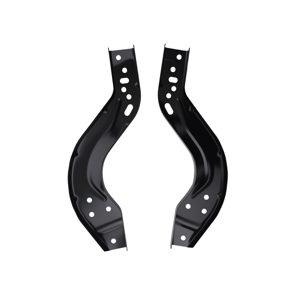 Bolt-On Chrome Rear Bumper compatible for Toyota Pickup 1989-1995 TO1102221 Steel