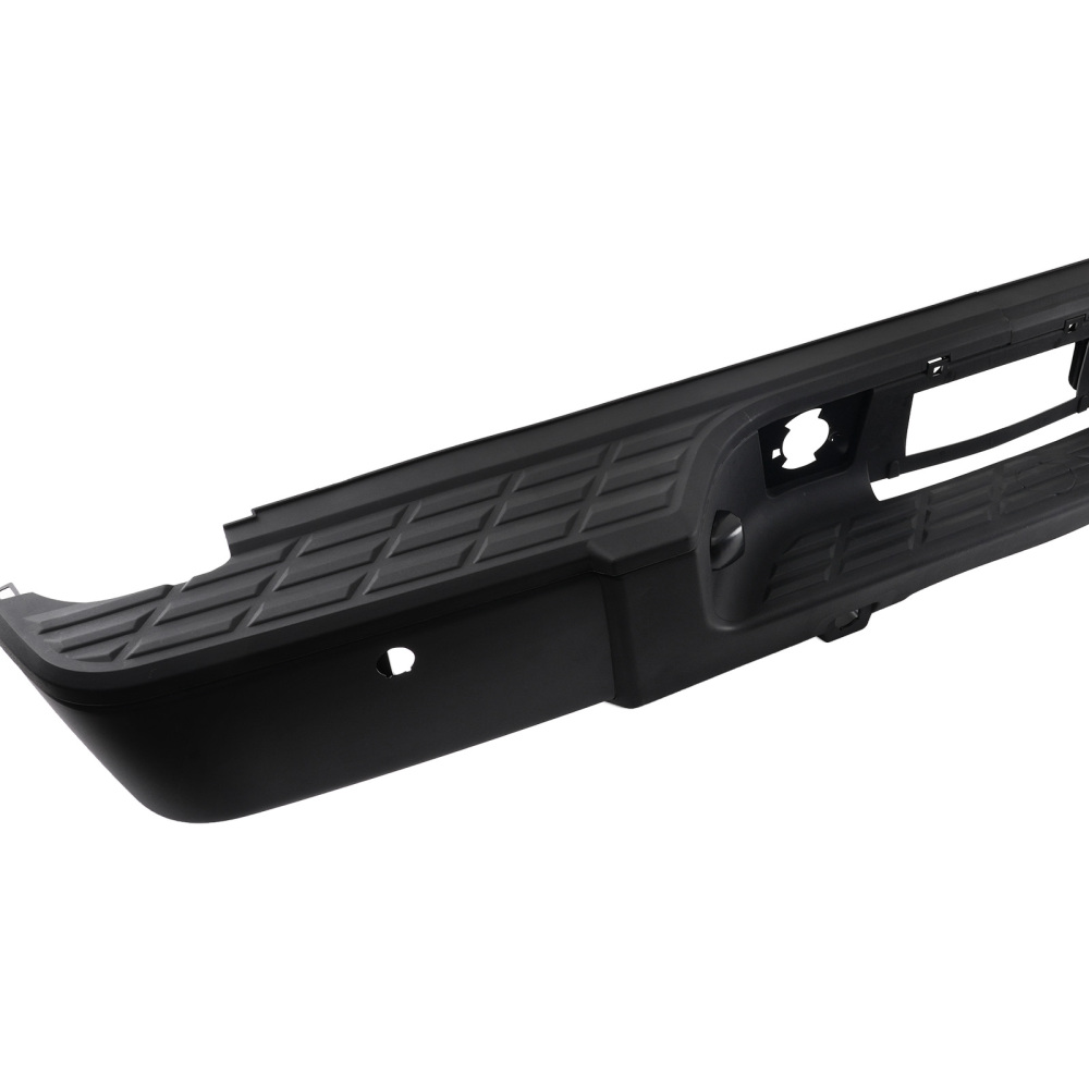 Black Rear Bumper Assembly compatible for Chevrolet Silverado 07-13 GM1103148 Steel