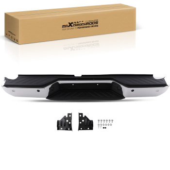 850109BF0B Chrome Rear Bumper compatible for Nissan Frontier 2005-2021 Steel Assembly