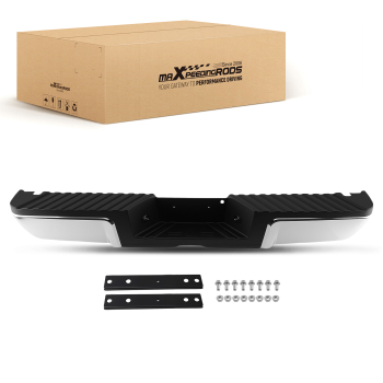 Chrome Rear Bumper compatible for Ford F-250/F-350 2008-2016 Steel 9C3Z17906B-PFM