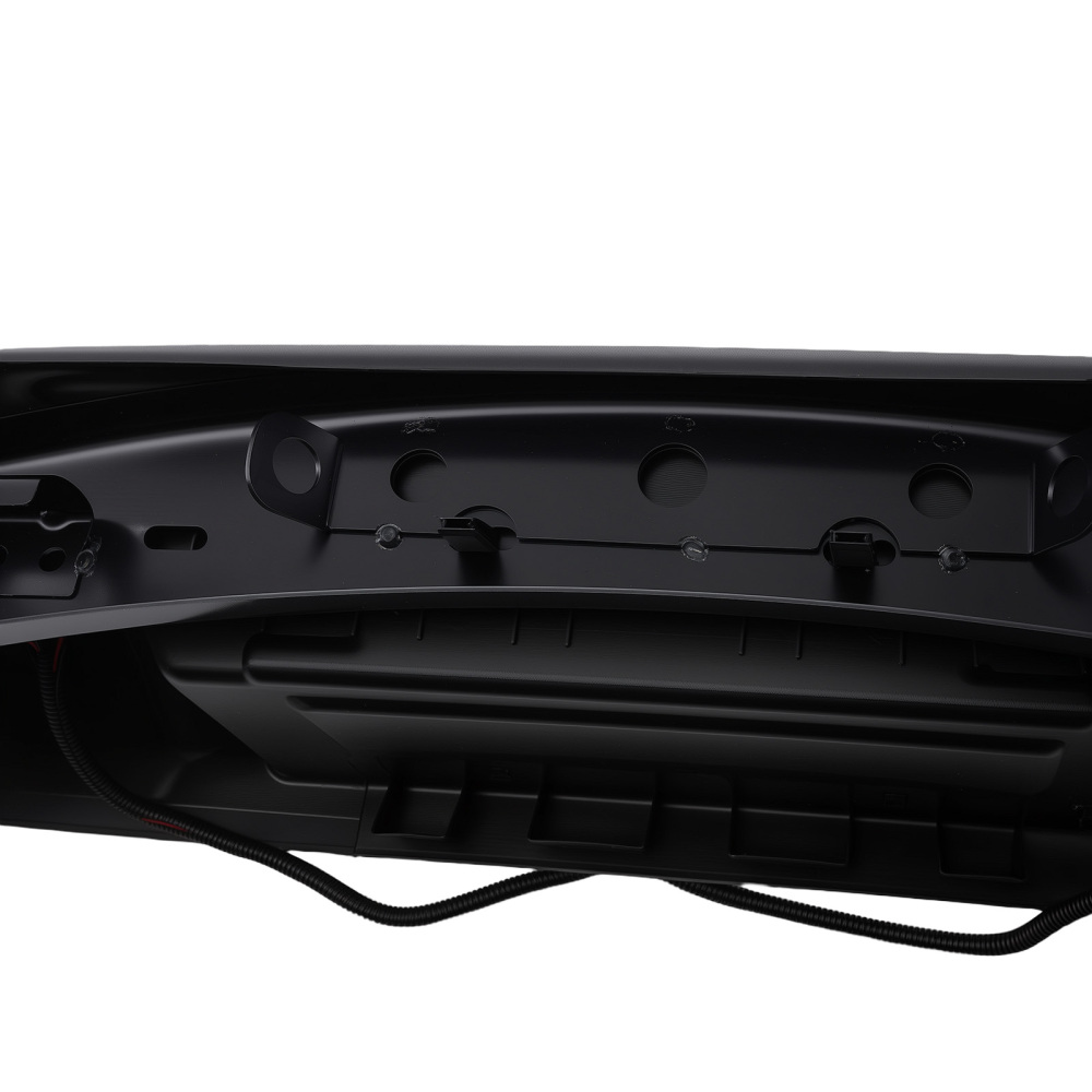 Black Rear Bumper Assembly compatible for Ford F150 09-14 9L3Z17906A Plastic Steel