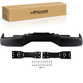 Black Rear Bumper Assembly compatible for Nissan Frontier 1998-2004 XE SE 85010-8B400