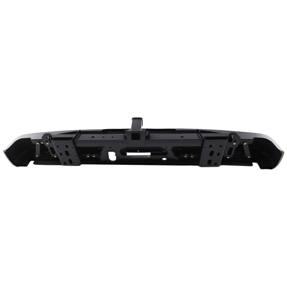 Black Rear Bumper Assembly compatible for Ford F-150 2021-2023 ML3Z-17906-BAPTM Steel