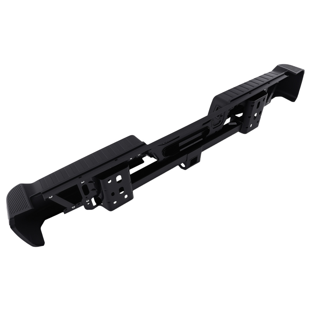 Black Rear Bumper Assembly compatible for Ford F-150 2021-2023 ML3Z-17906-BAPTM Steel