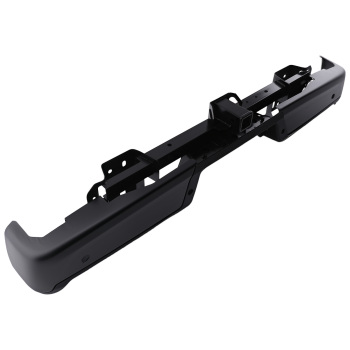Black Rear Bumper Assembly compatible for Ford F-150 2021-2023 ML3Z-17906-BAPTM Steel