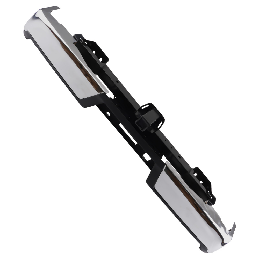 Chrome Rear Bumper Assembly compatible for Ford F-150 2021-2023 ML3Z19D520D Steel