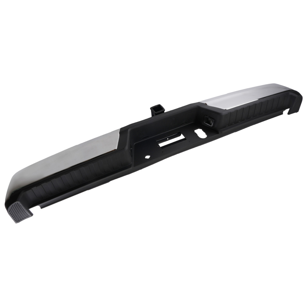 Chrome Rear Bumper Assembly compatible for Ford F-150 2021-2023 ML3Z19D520D Steel