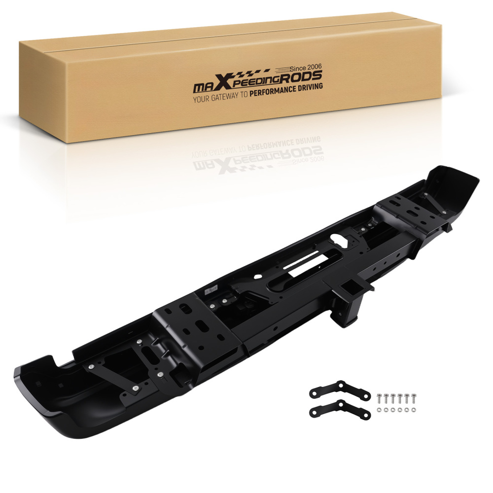 Rear Bumper Assembly Black compatible for Ford F-150 2021-2023 ML3Z19D521D Bolt-On