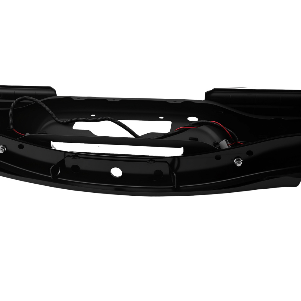 Black Bumper Assembly Rear compatible for Ford F-250/F-350 1999-2007 Steel Bolt-On