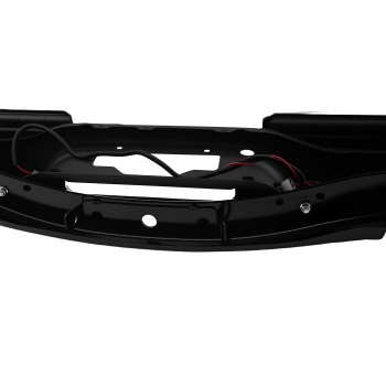 Black Bumper Assembly Rear compatible for Ford F-250/F-350 1999-2007 Steel Bolt-On