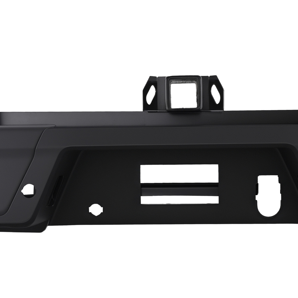 Black Rear Bumper Assembly compatible for Ford F-150 2021-2023 Bolt-On w/ Sensors