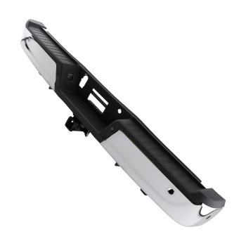 Chrome Rear Bumper Assembly compatible for Ford F-150 2021-2023 Reinforced Steel