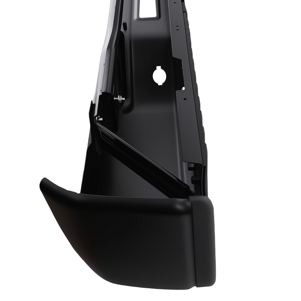 Rear Bumper Assembly Bolt-On compatible for Nissan Titan 2004-2015 Black NI1103117 Steel